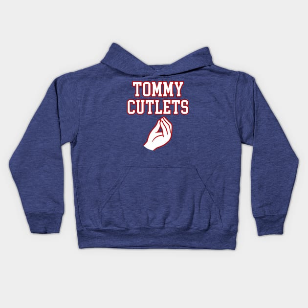 Tommy Cutlets Kids Hoodie by Nolinomeg